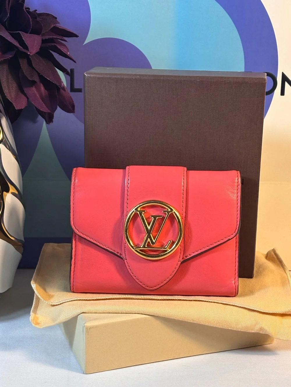 Louis Vuitton Pont 9 Compact Trifold - Picture 1 of 16